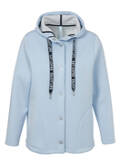 Softe Kapuzenjacke Eisblau Sporty Deluxe / 