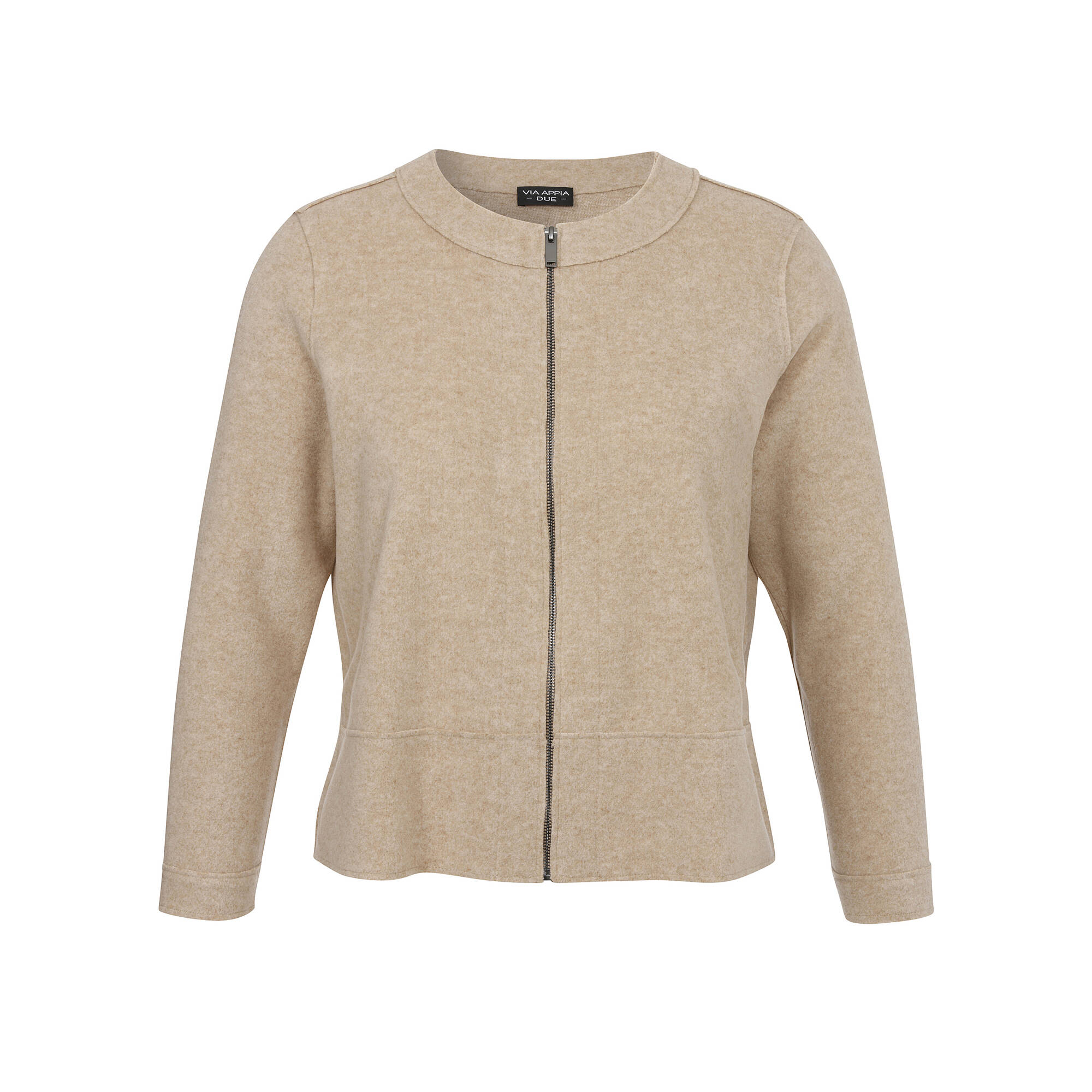 Edle Jacke Uni mit Zipper Edle Jacke Uni mit Zipper