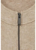 Edle Jacke Uni mit Zipper / 