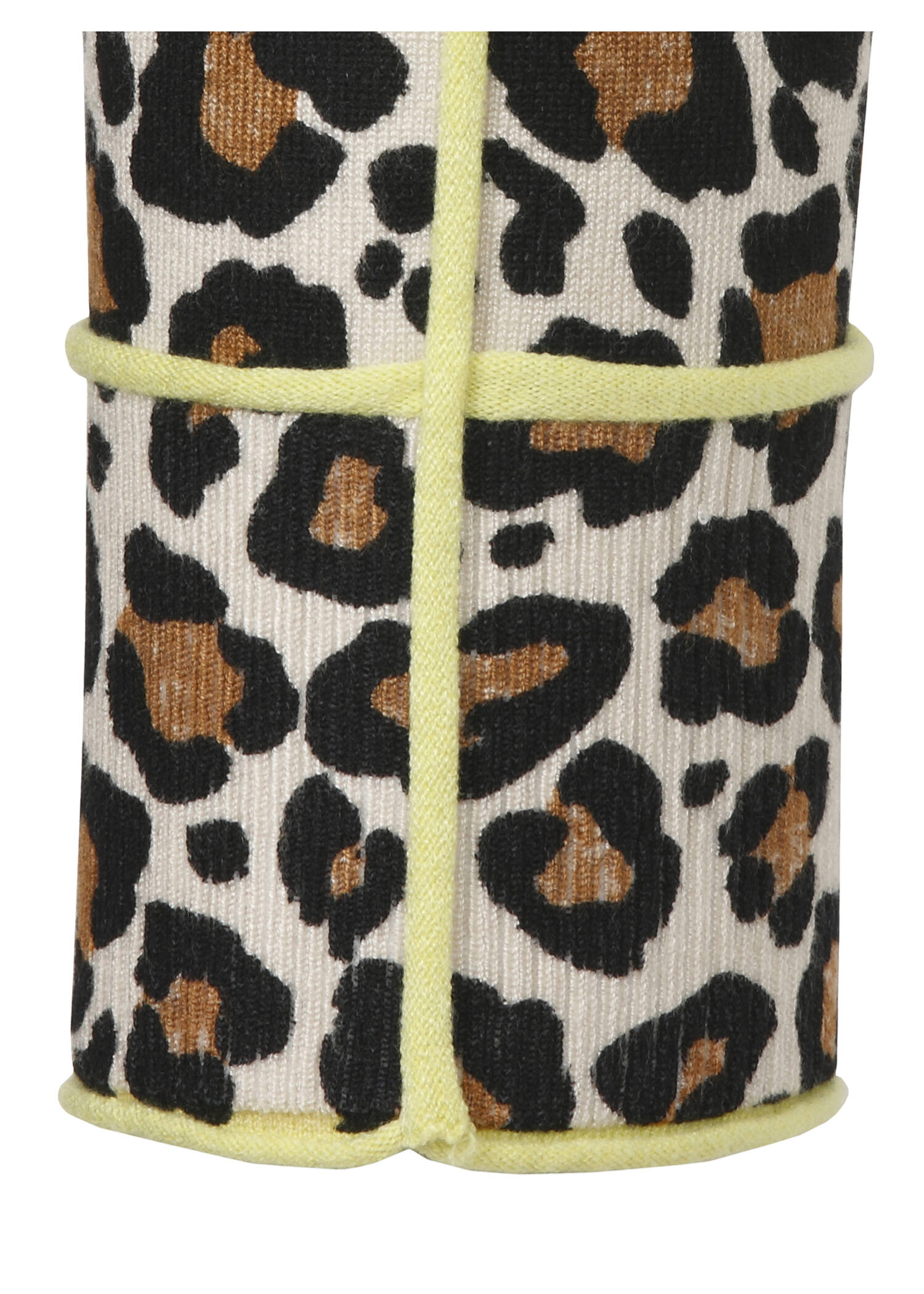 Edler Feinstrick-Pullover Leo-Print /