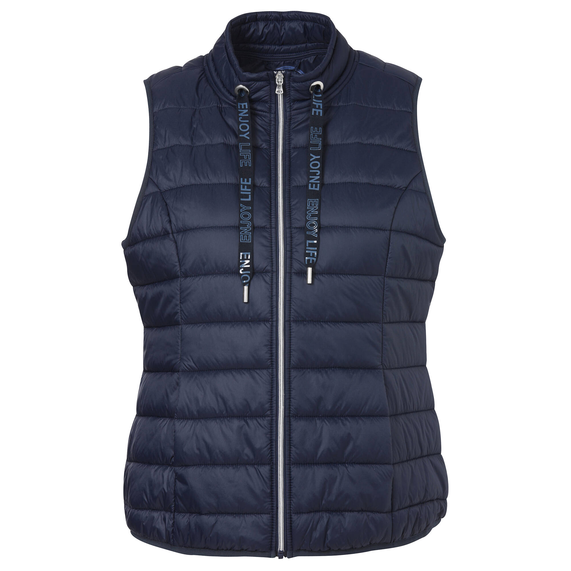 Wattierte Steppweste mit Zipper Wattierte Steppweste mit Zipper