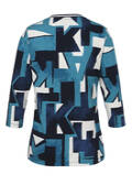 3/4-Arm Shirt mit grafischem Print / 