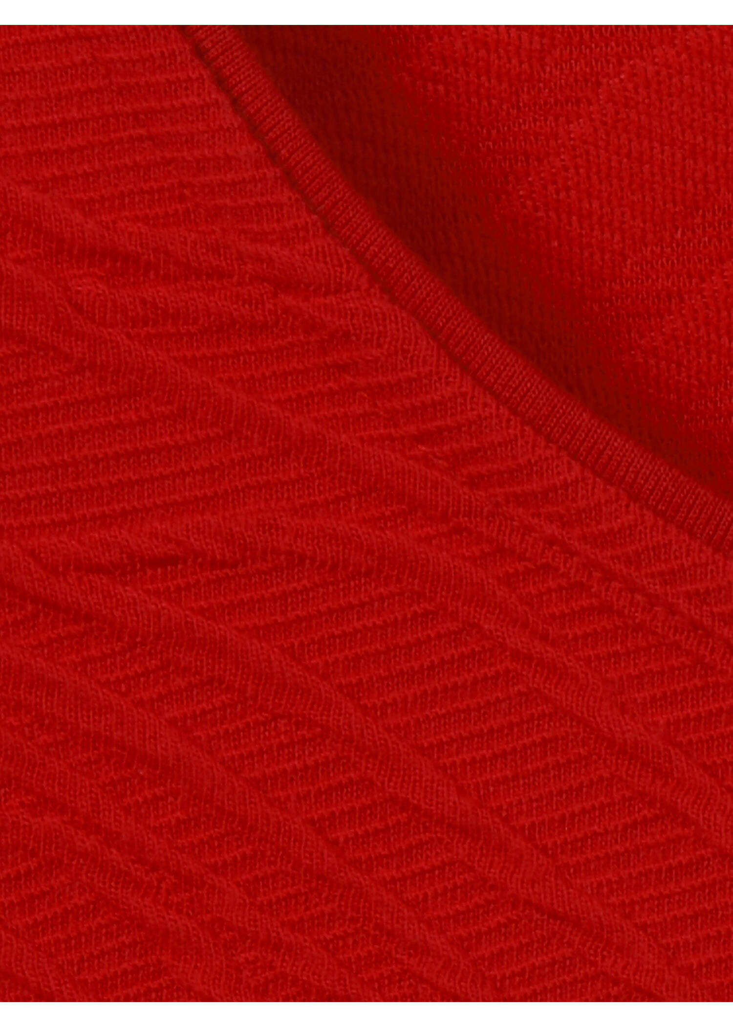 3/4-Arm Shirt mit Strukturmuster /