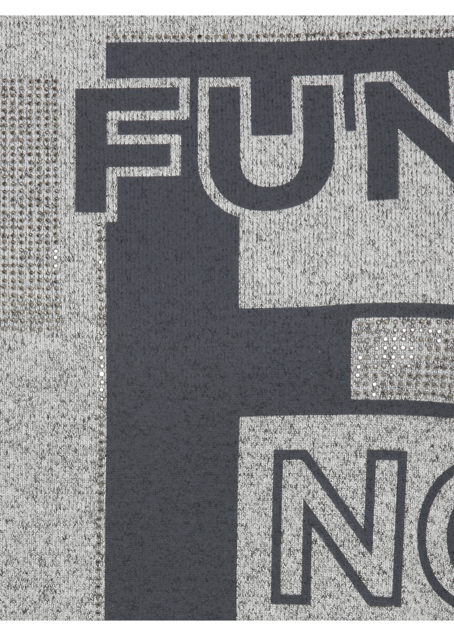 Flauschiges 3/4-Arm Sweatshirt mit Kelchkragen / 