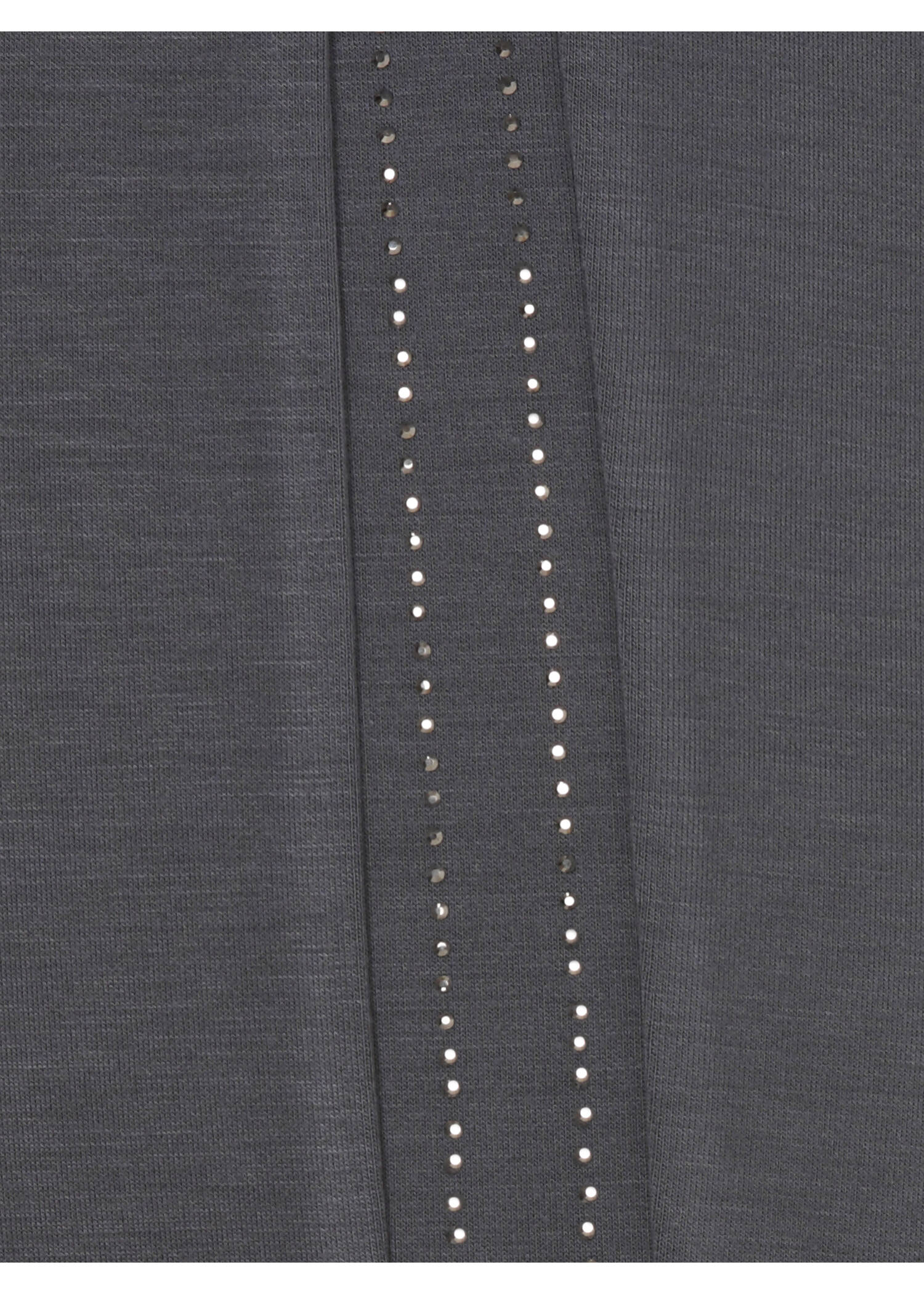 Edle Schlupfhose mit Seitenstreifen aus Schmucksteinchen / 