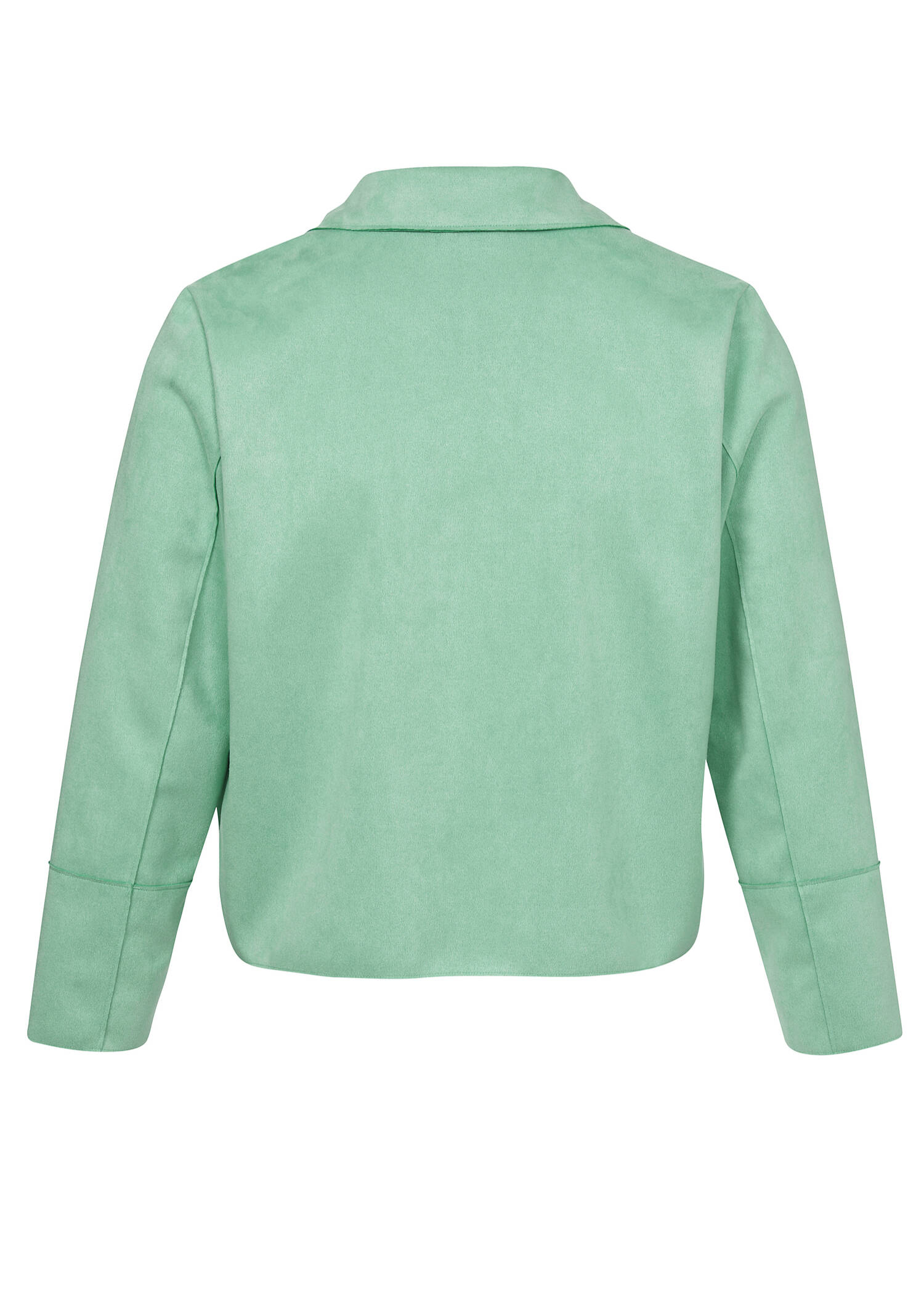 Reverjacke aus veganem Veloursleder /