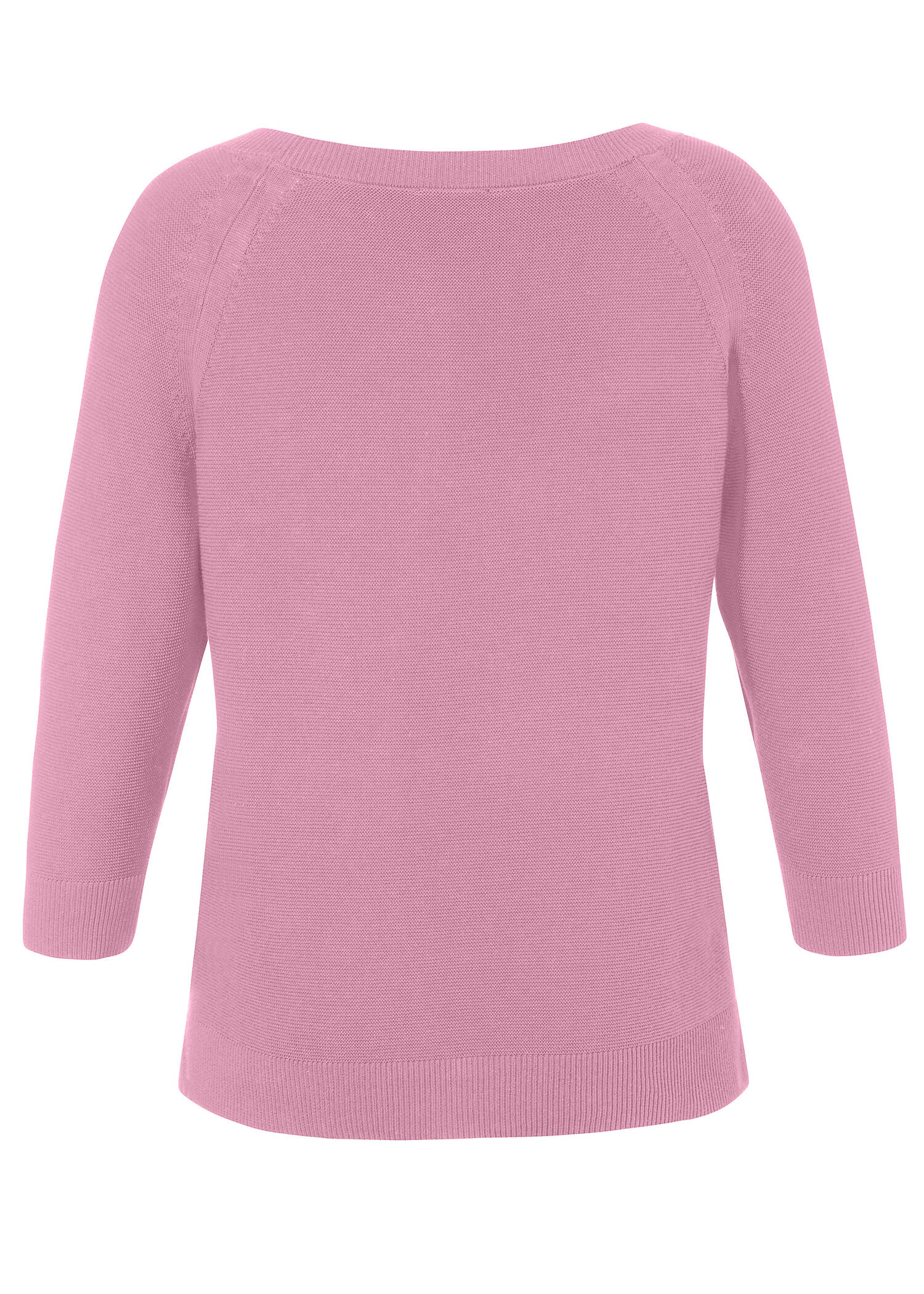 Softer Baumwoll-Pullover 3/4-Arm /