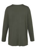 Leichte Jersey Jacke mit Wasserfall-Front / 
