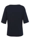 Supersoftes T-Shirt Uni mit geschmückter Front / 