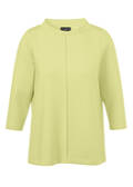 Softes 3/4-Arm Sweatshirt "Lime" / 