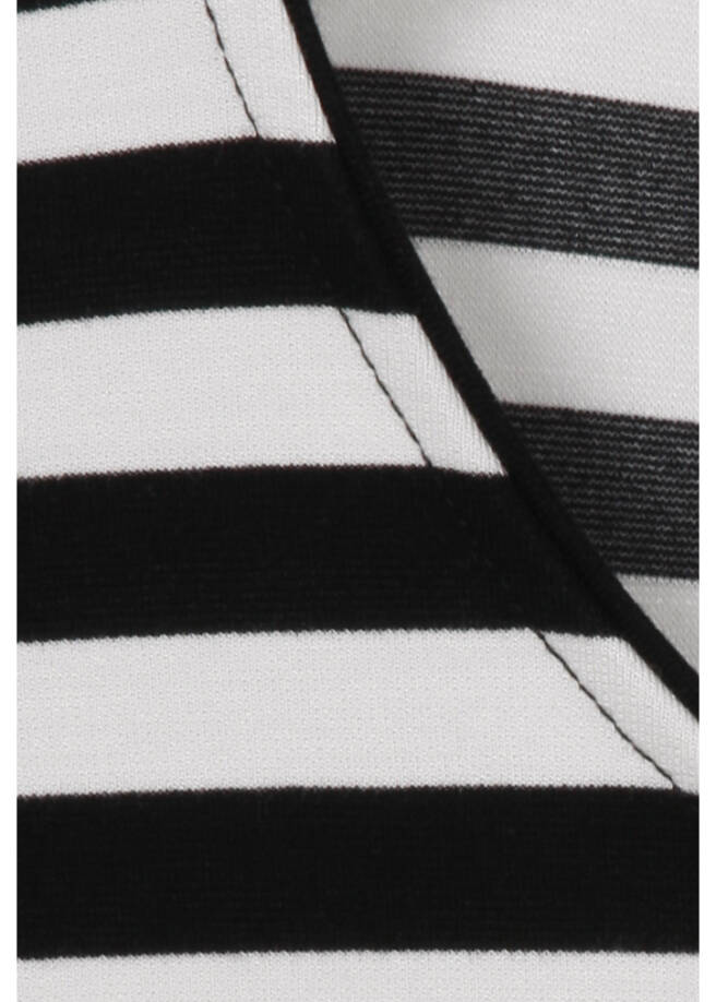 3/4-Arm-Shirt mit Streifen / 