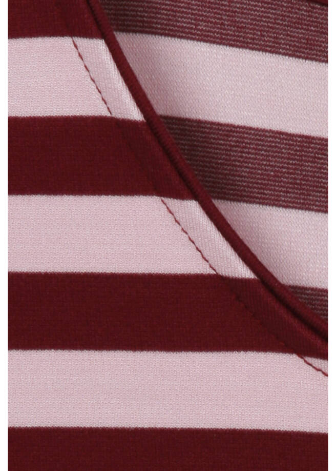 3/4-Arm-Shirt mit Streifen / 