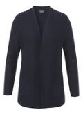 Feinstrickjacke aus softer Baumwolle offen / 