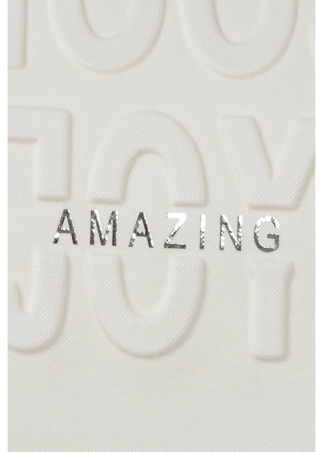 Kombistarkes Sweatshirt mit Statement-Motiv / 