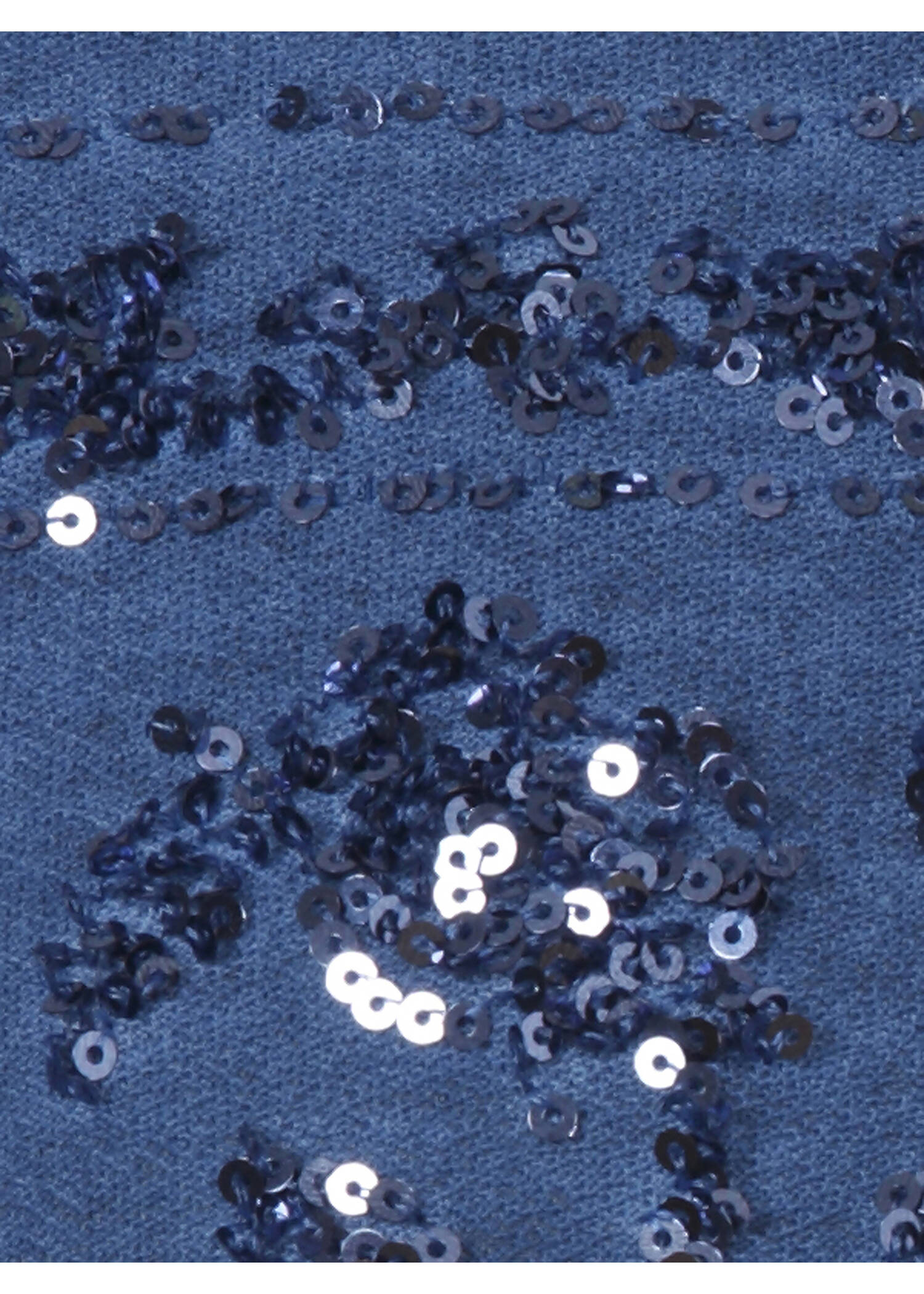 Stückgefärbtes Shirt mit Pailletten-Muster / 