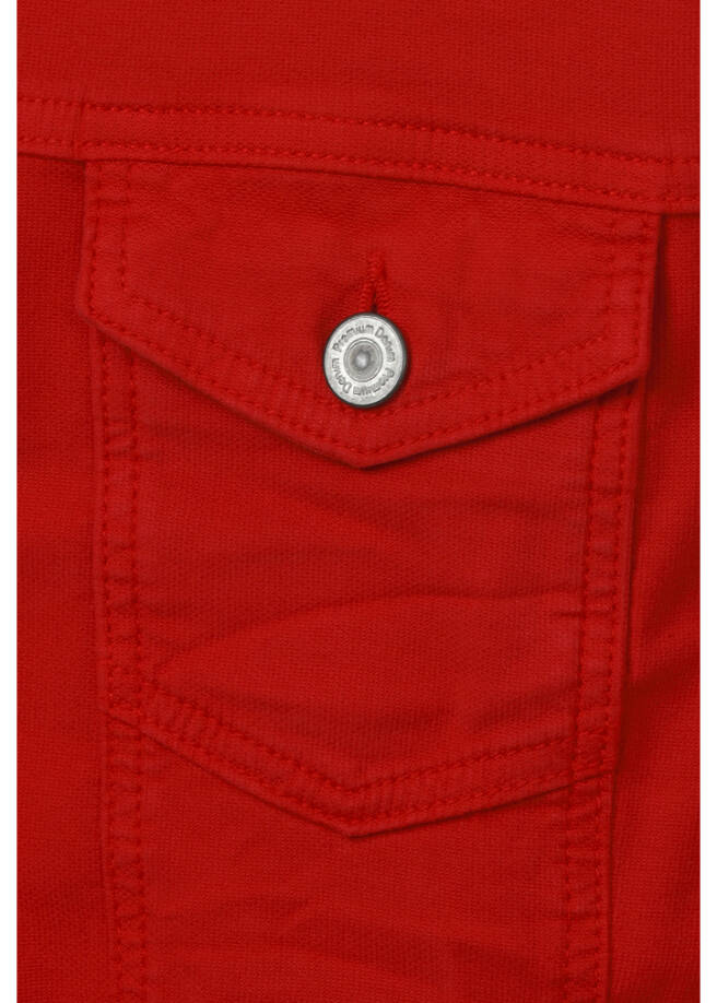 Colour Jeansjacke mit modischem Crash-Effekt / 