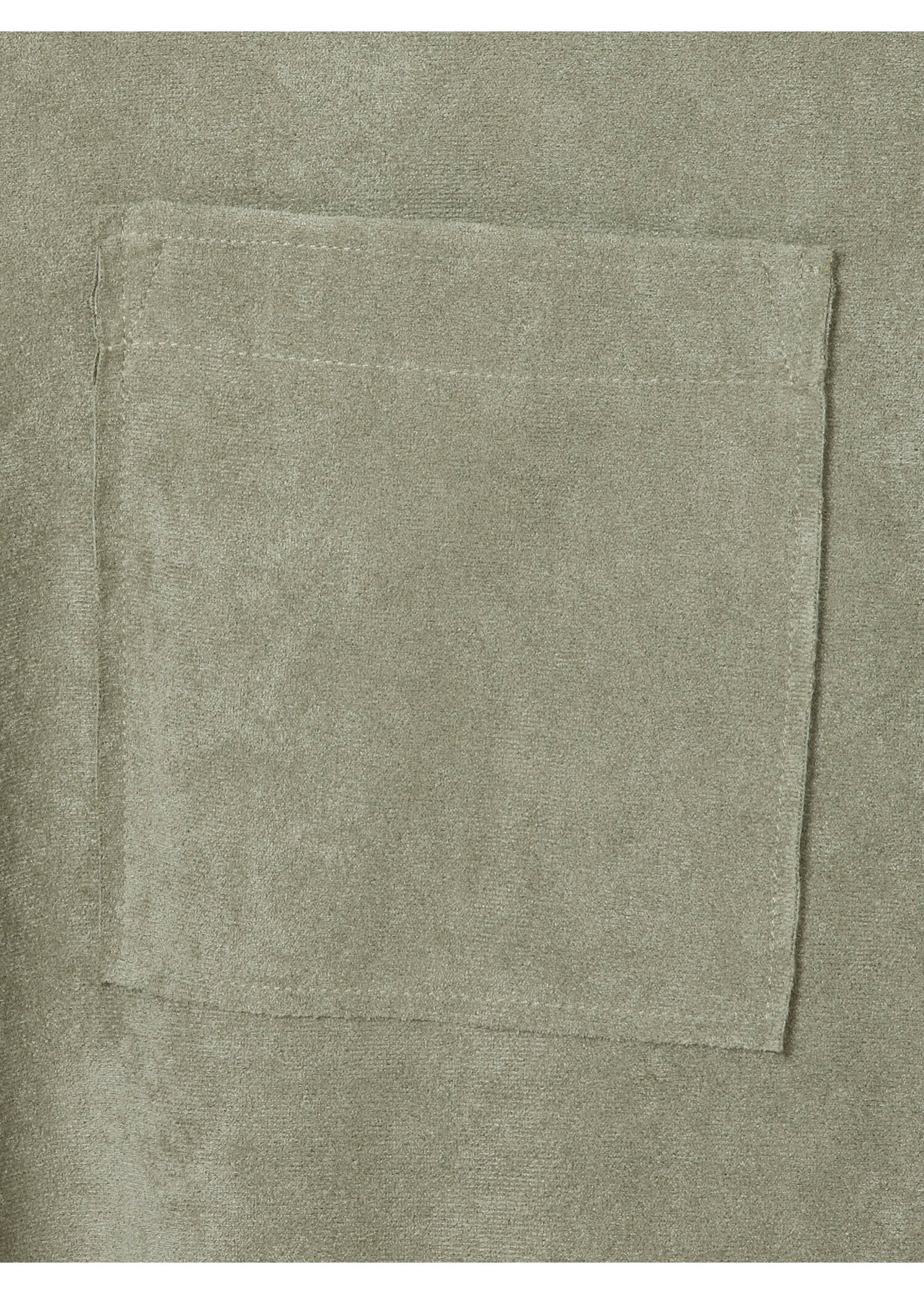 Modern Chic Bluse Veloursleder Imitat / 