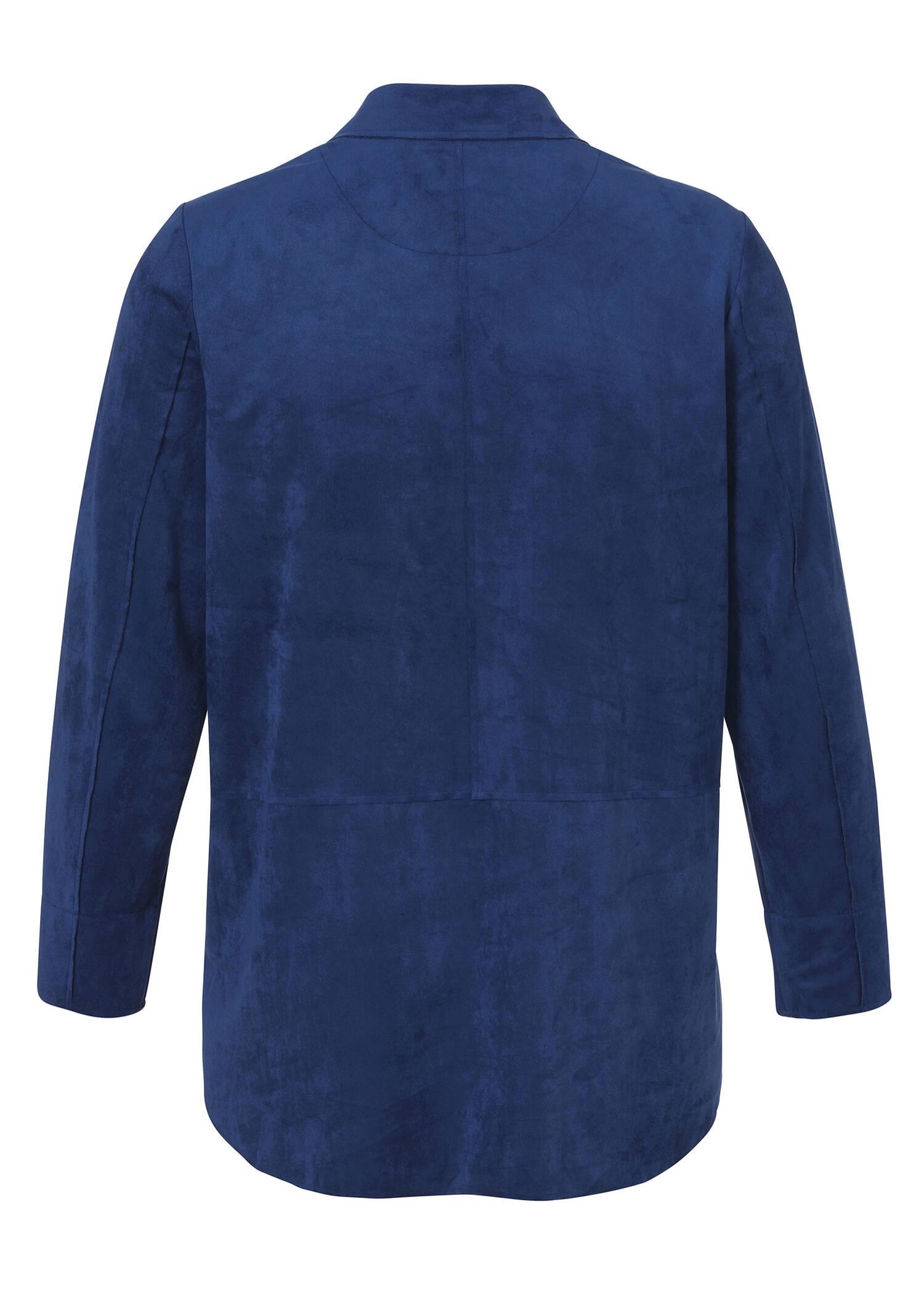 Modern Chic Bluse Veloursleder Imitat / 