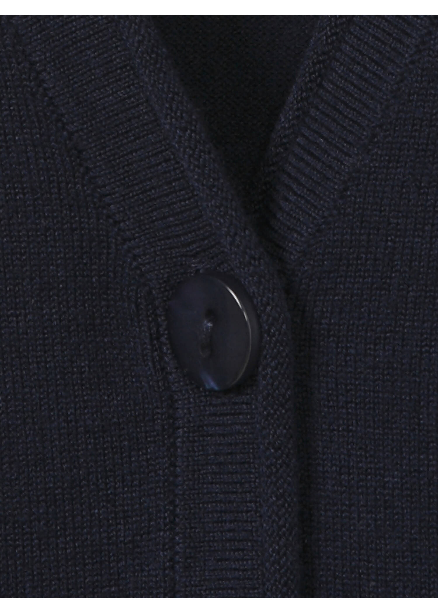 Leichte Feinstrickjacke Dunkelblau / 