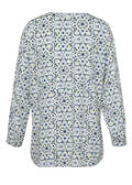 Feminine Viskose Print Schlupfbluse /