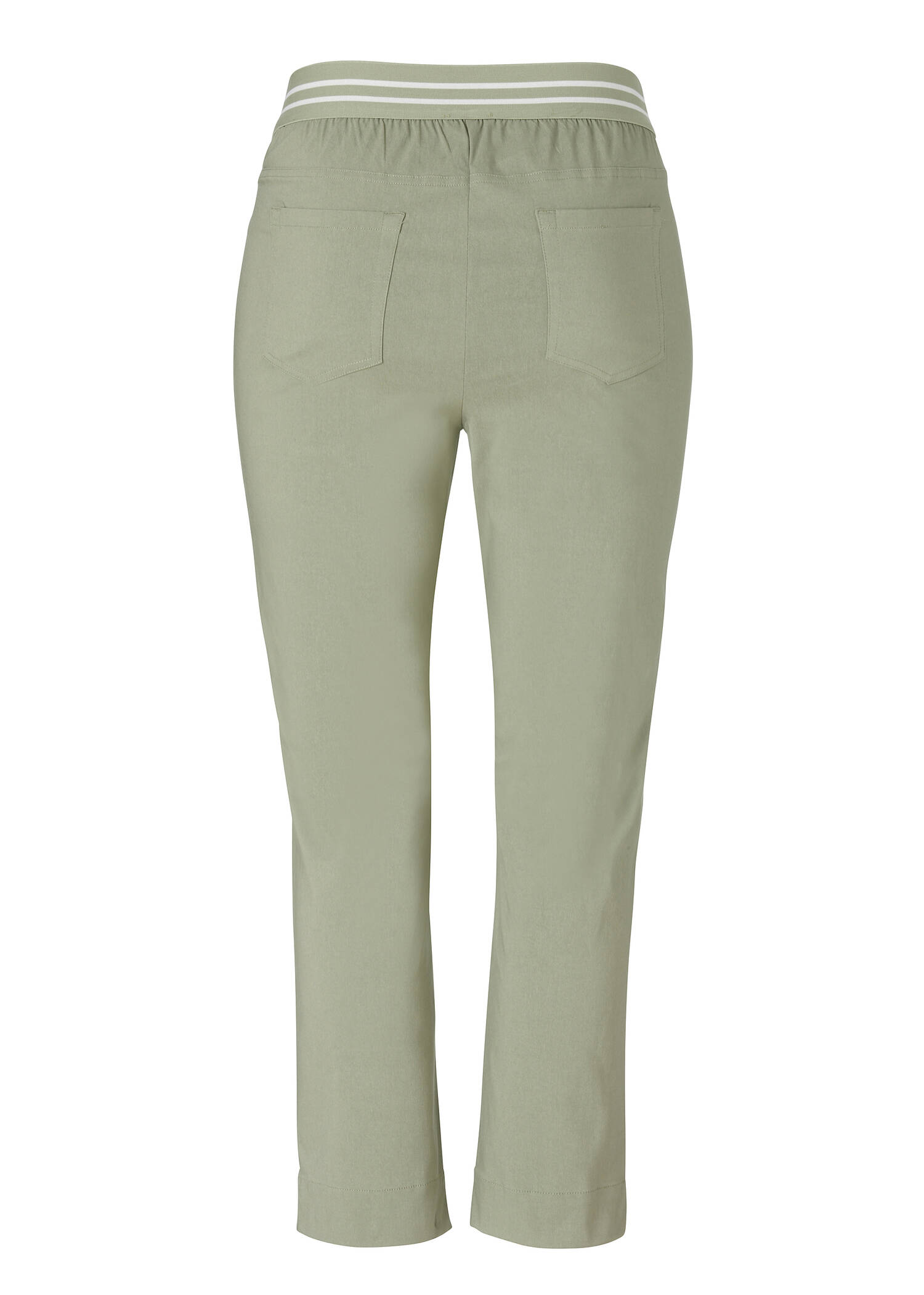 Feine Stretchhose, knöchellang / 