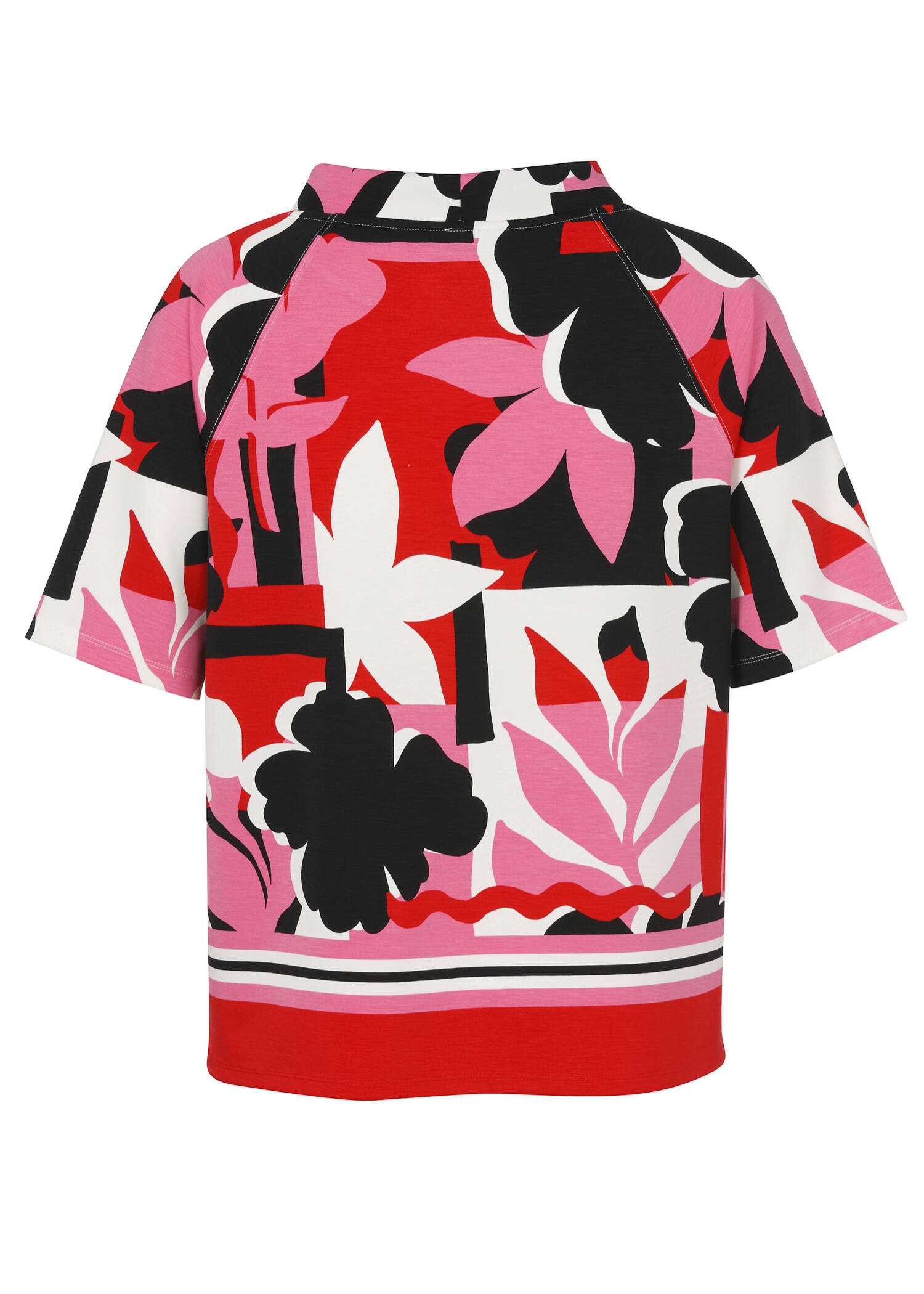 Halbarm-Sweatshirt Pink Multicolor / 