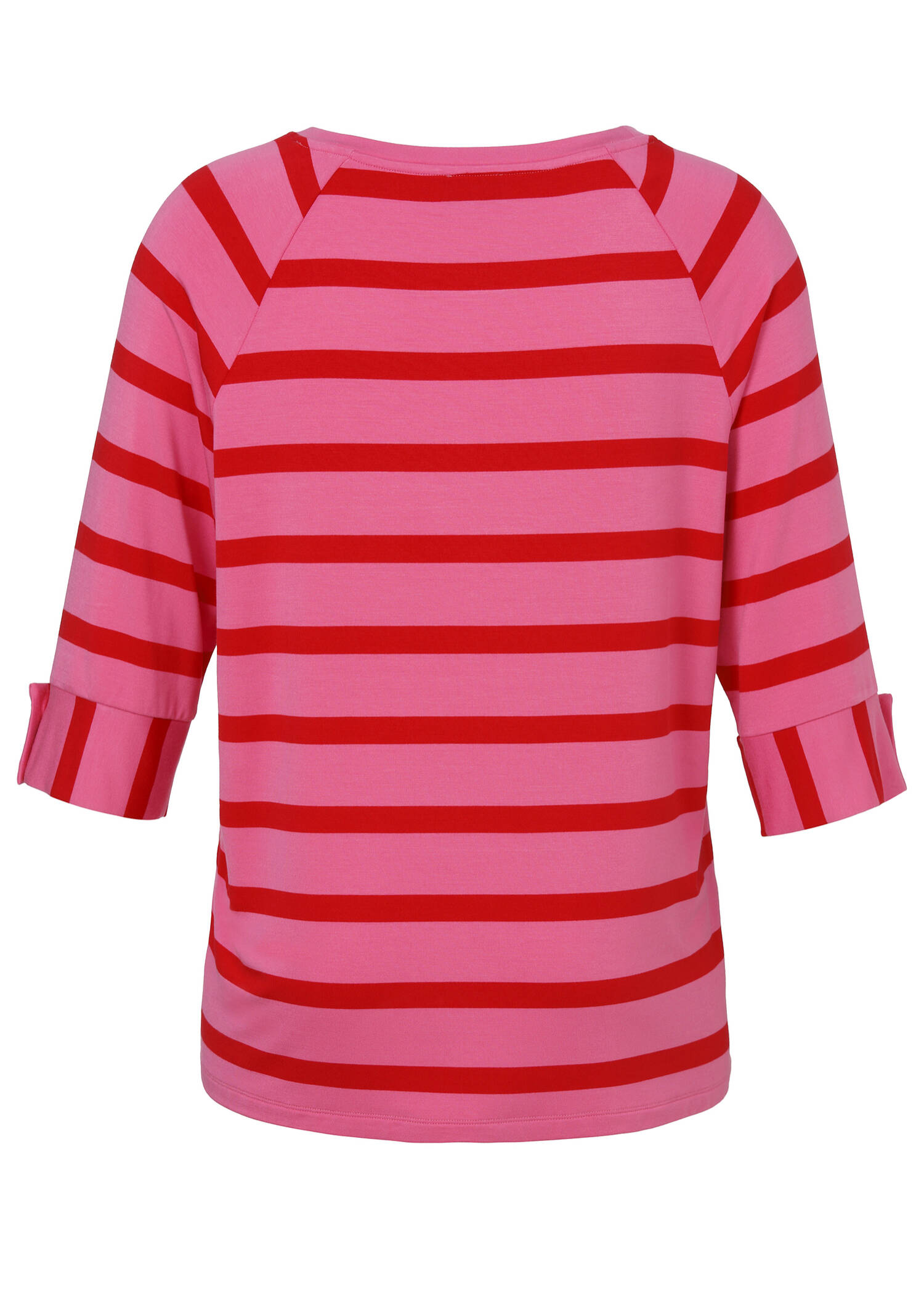 3/4-Arm Sweatshirt mit Streifen /