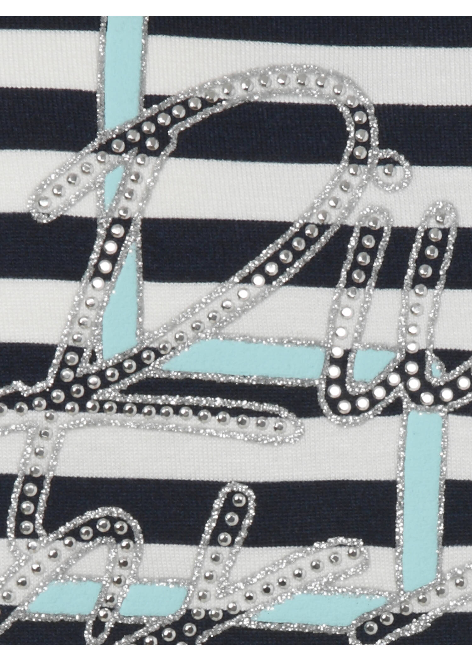 Fröhliches Ringelshirt in Marine / Ecru / 