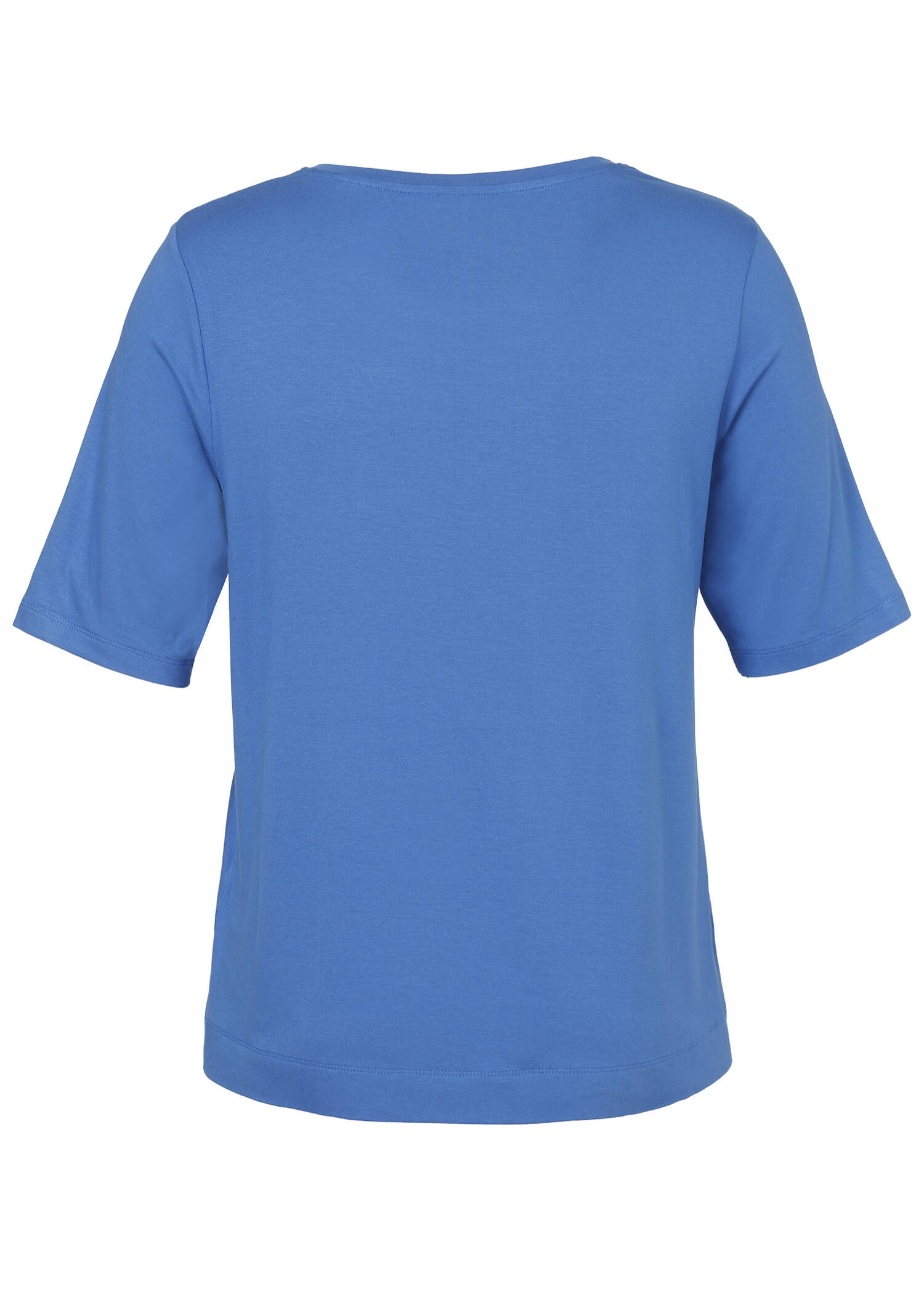 Viskose-Jersey Shirt mit Palmen-Motiv /