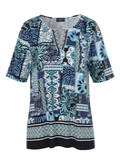 Print-Shirt im leichten A-Schnitt / 