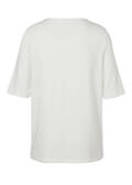 T-Shirt Uni mit tonigem Front-Motiv / 