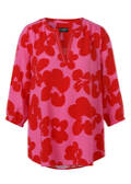 3/4-Arm Viskose-Tunika mit Blumenmuster / 