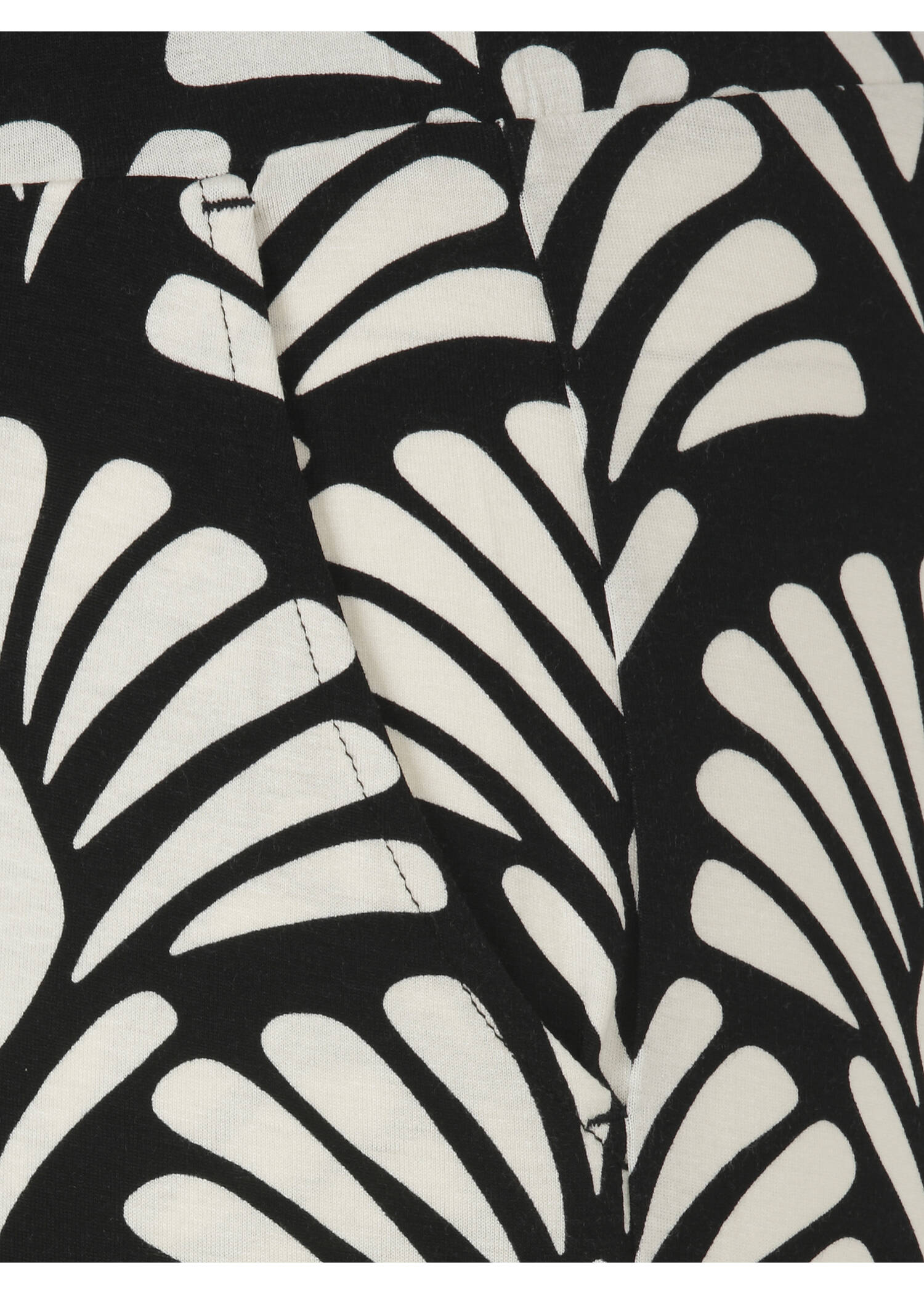 Chice Bicolor 7/8-Print-Hose mit weiten Beinen / 