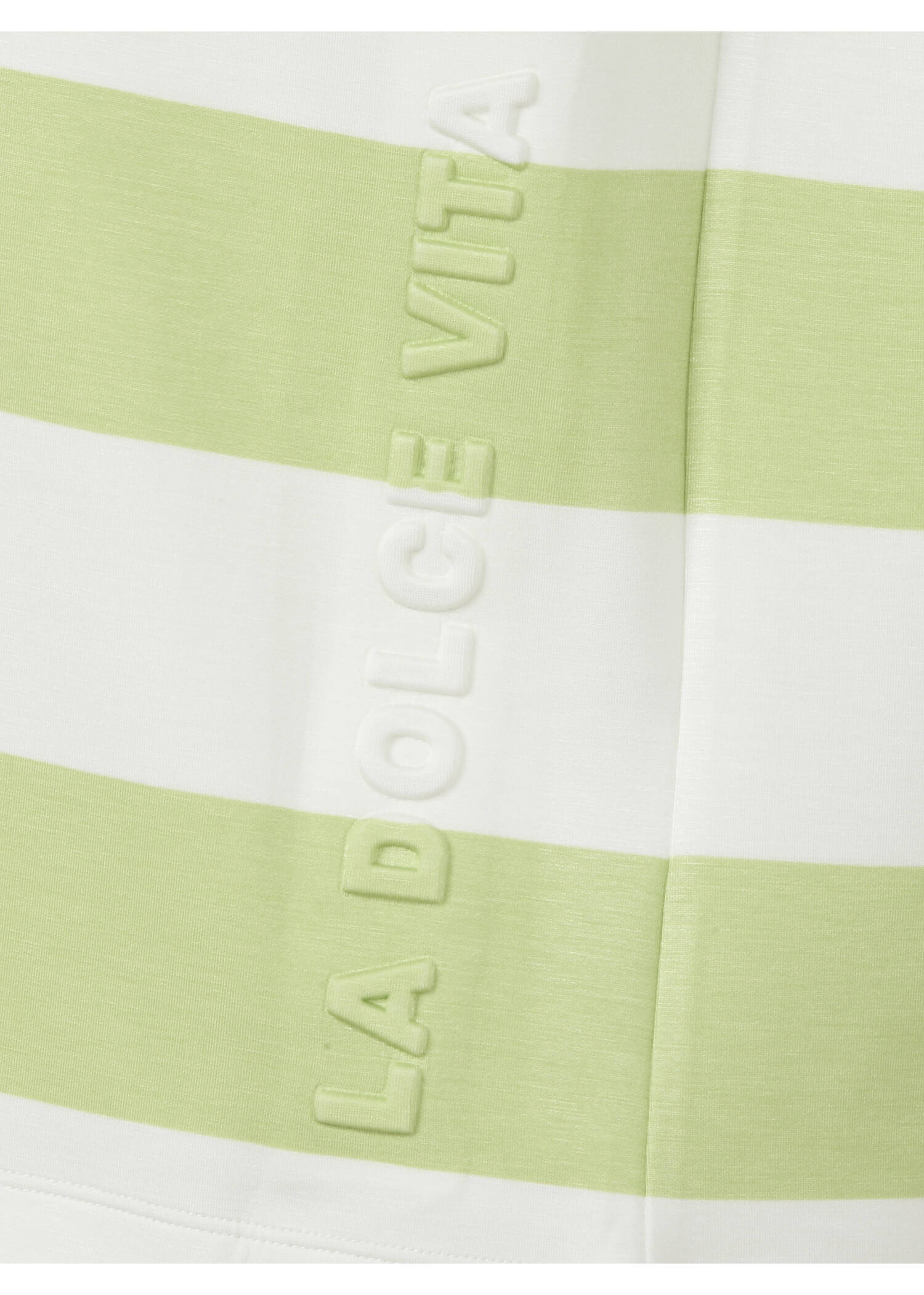 Sommerliches Halbarm-Sweatshirt mit Streifen /