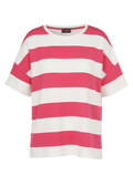 Sommerliches Halbarm-Sweatshirt mit Streifen /