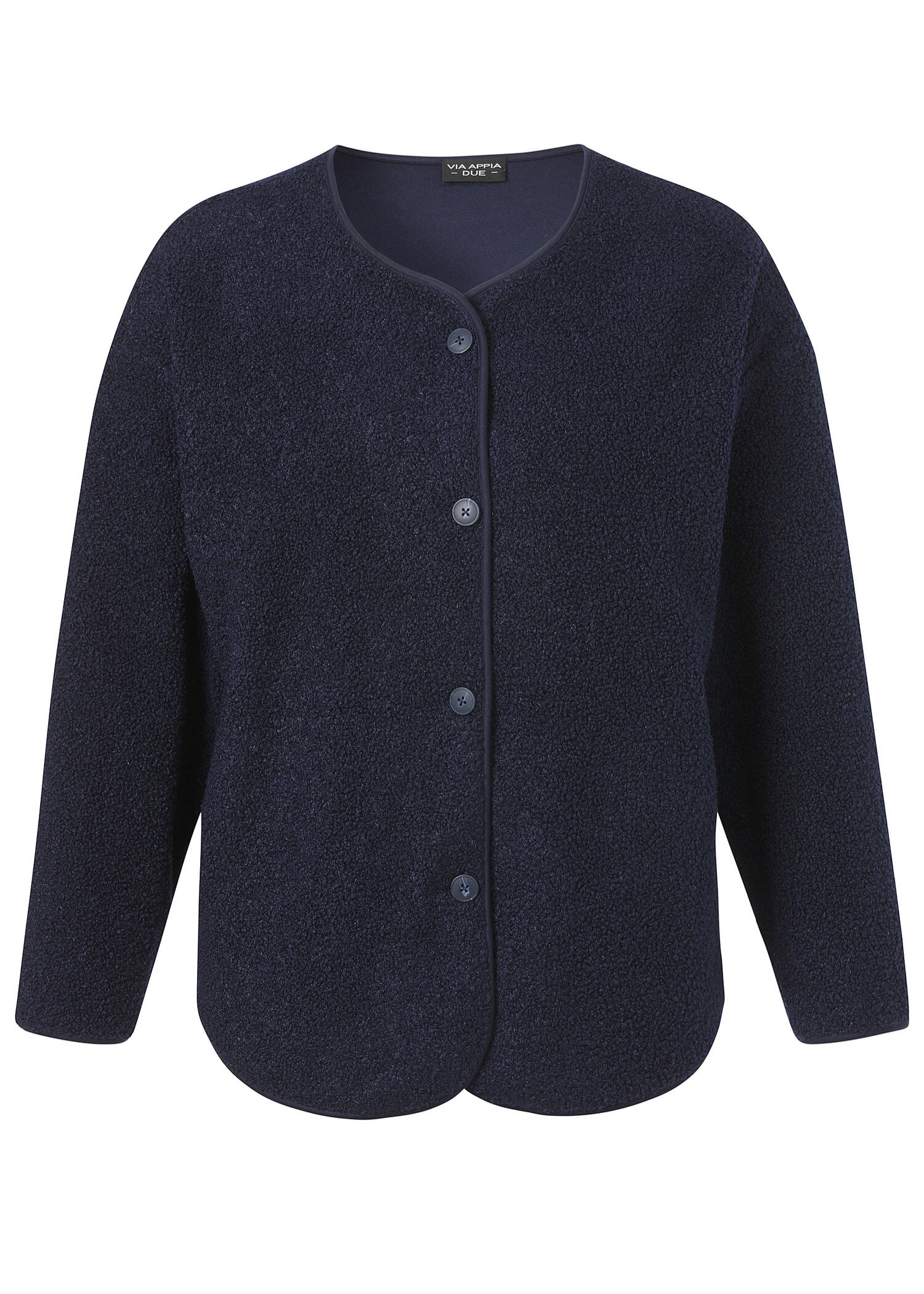Hübsche Bouclé Jacke im Janker-Style /