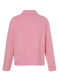 Weiche Jacke mit Kragen in Orchidee /