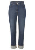 5-Pocket Power Stretch Jeans Grau Used /