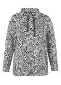 Softes Premium Sweatshirt mit Snake-Muster /