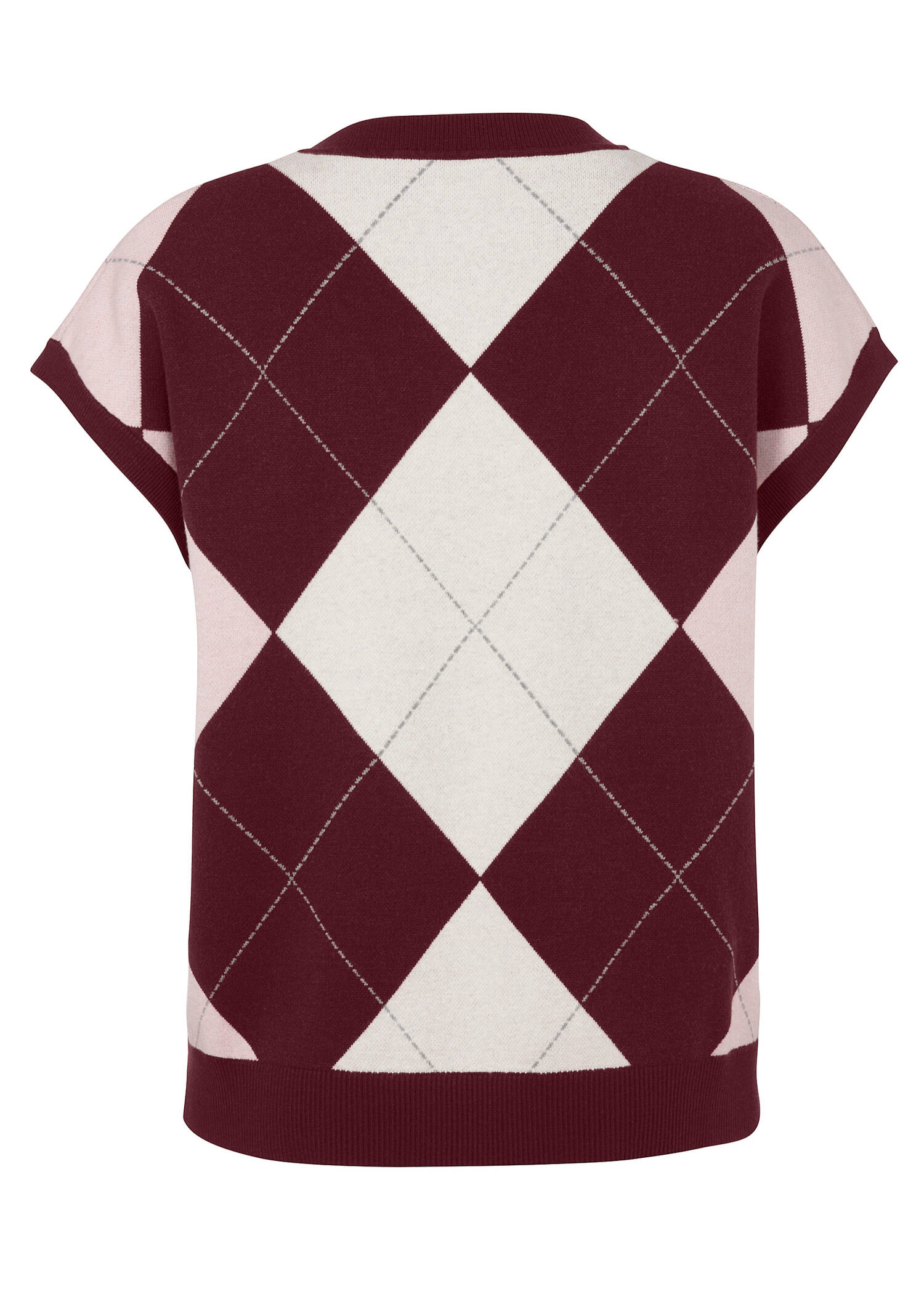 Trendy Pullunder mit V-Ausschnitt / 
