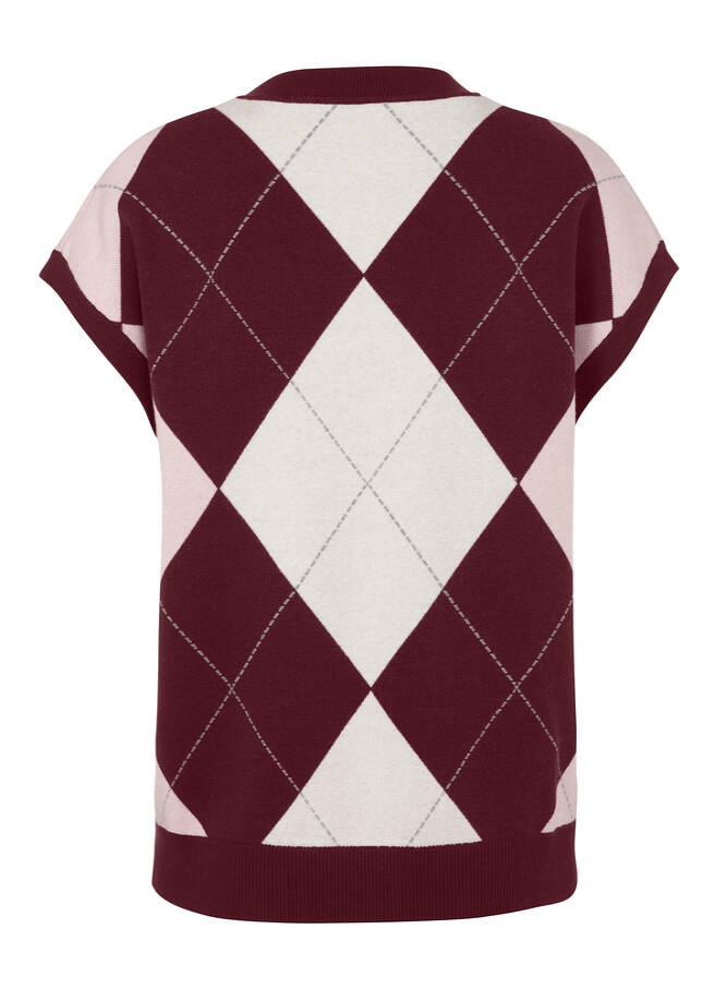 bordeaux multicolor Rückansicht