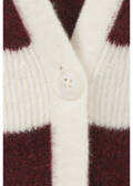 Gestreifte Feinstrickjacke /