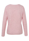 Feinstrickpullover mit Rippenstruktur /