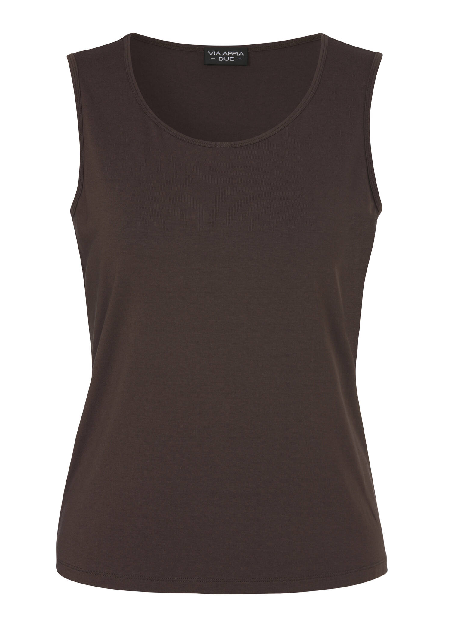 Hochwertiges Premium Basic Kombi-Top Mocca / 