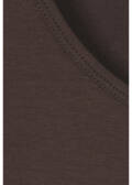 Hochwertiges Premium Basic Kombi-Top Mocca / 