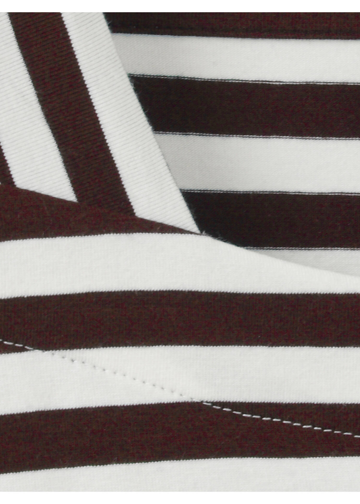 Soft fließendes 3/4-Arm Ringel-Shirt mit U-Boot-Ausschnitt /
