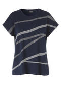 Weiches Baumwoll-Shirt mit geschmückter Front /