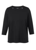 3/4-Arm Sweatshirt mit Schmuck-Details /