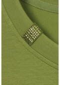 3/4-Arm Sweatshirt mit Schmuck-Details /