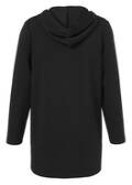 Offene Sweat-Jacke mit Kapuze / 